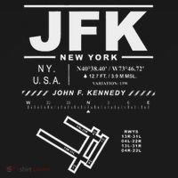 New York John F. Kennedy International Airport Jfk T-Shirt thumb 7