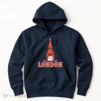 New York London Clock Tower Hoodie thumb 0