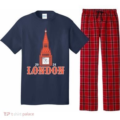 New York London Clock Tower Pajama Set