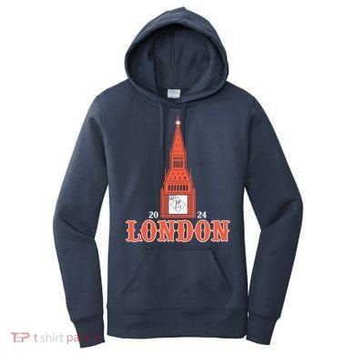 New York London Clock Tower Women's Hoodie