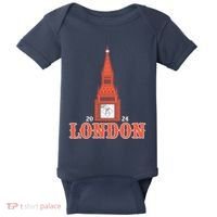 New York London Clock Tower Baby Bodysuit thumb 0