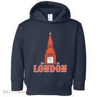 New York London Clock Tower Toddler Hoodie thumb 0