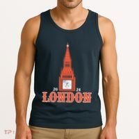 New York London Clock Tower Tank Top thumb 3