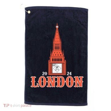 New York London Clock Tower Golf Towel