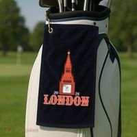 New York London Clock Tower Golf Towel thumb 2