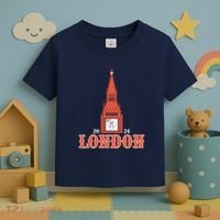New York London Clock Tower Toddler T-Shirt thumb 3