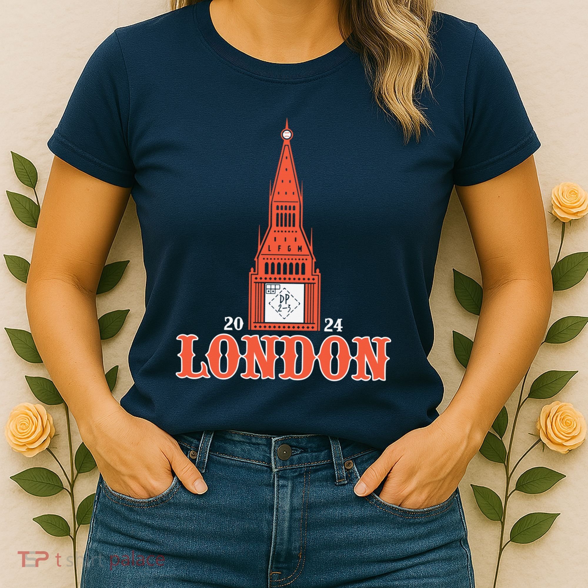 New York London Clock Tower Women's T-Shirt