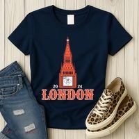 New York London Clock Tower Women's T-Shirt thumb 3