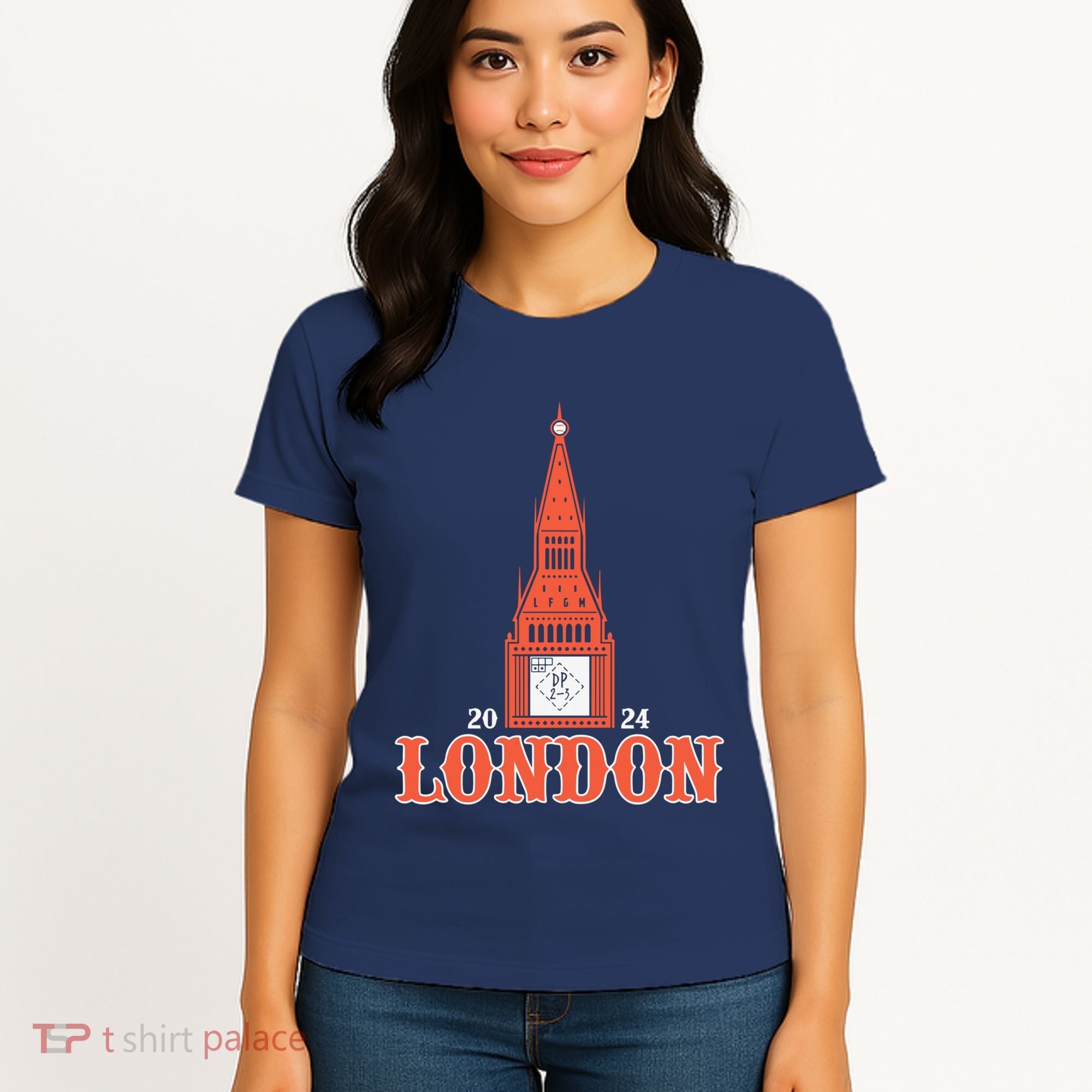 New York London Clock Tower Women's T-Shirt