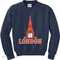 New York London Clock Tower Kids Sweatshirt thumb 0