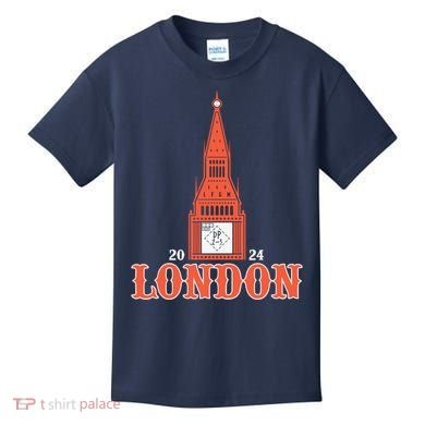 New York London Clock Tower Kids T-Shirt