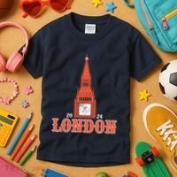 New York London Clock Tower Kids T-Shirt thumb 3