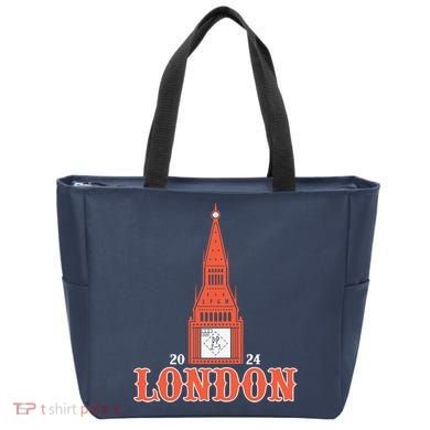 New York London Clock Tower Tote Bag
