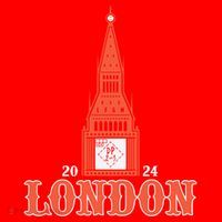 New York London Clock Tower Santa Hat thumb 1