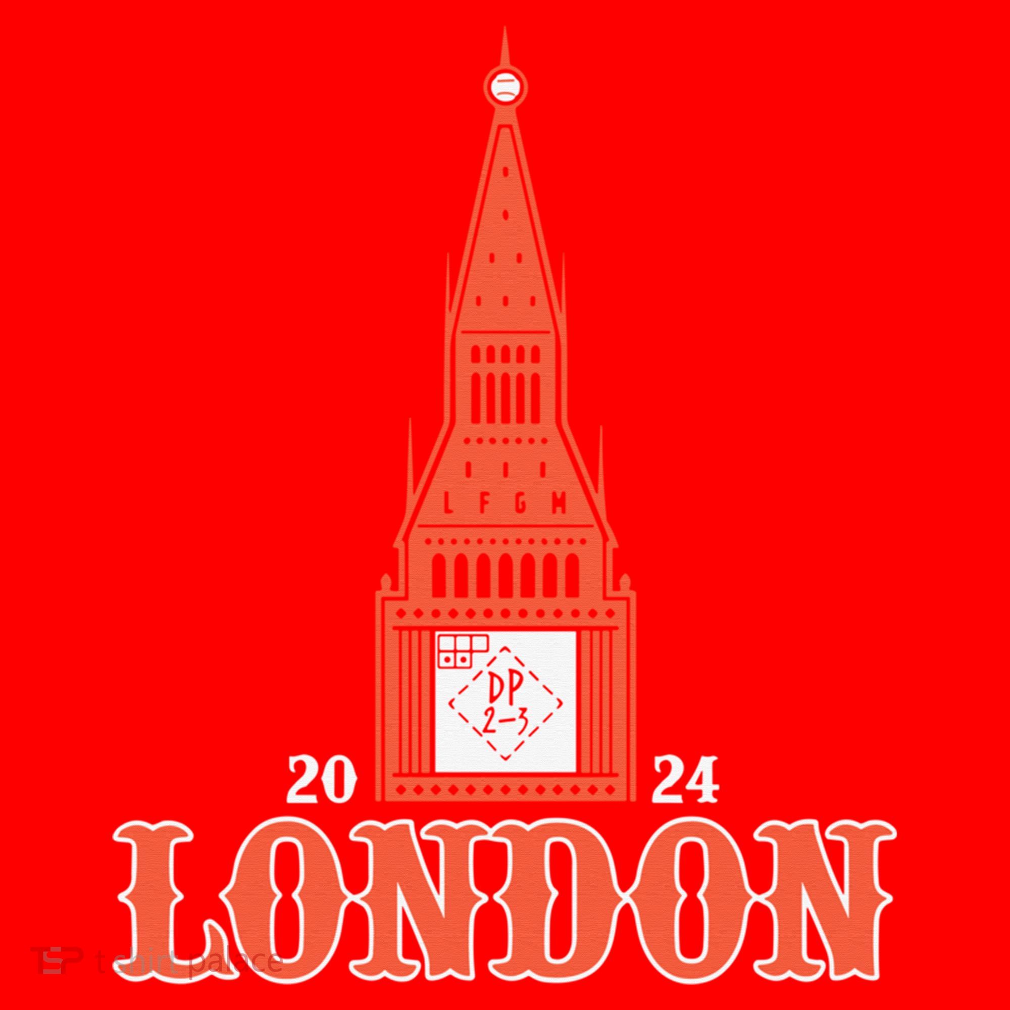 New York London Clock Tower Santa Hat