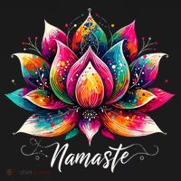 Namaste Yoga Lotus Flower Meditaton Zen Bohemian Women's Tank Top thumb 5