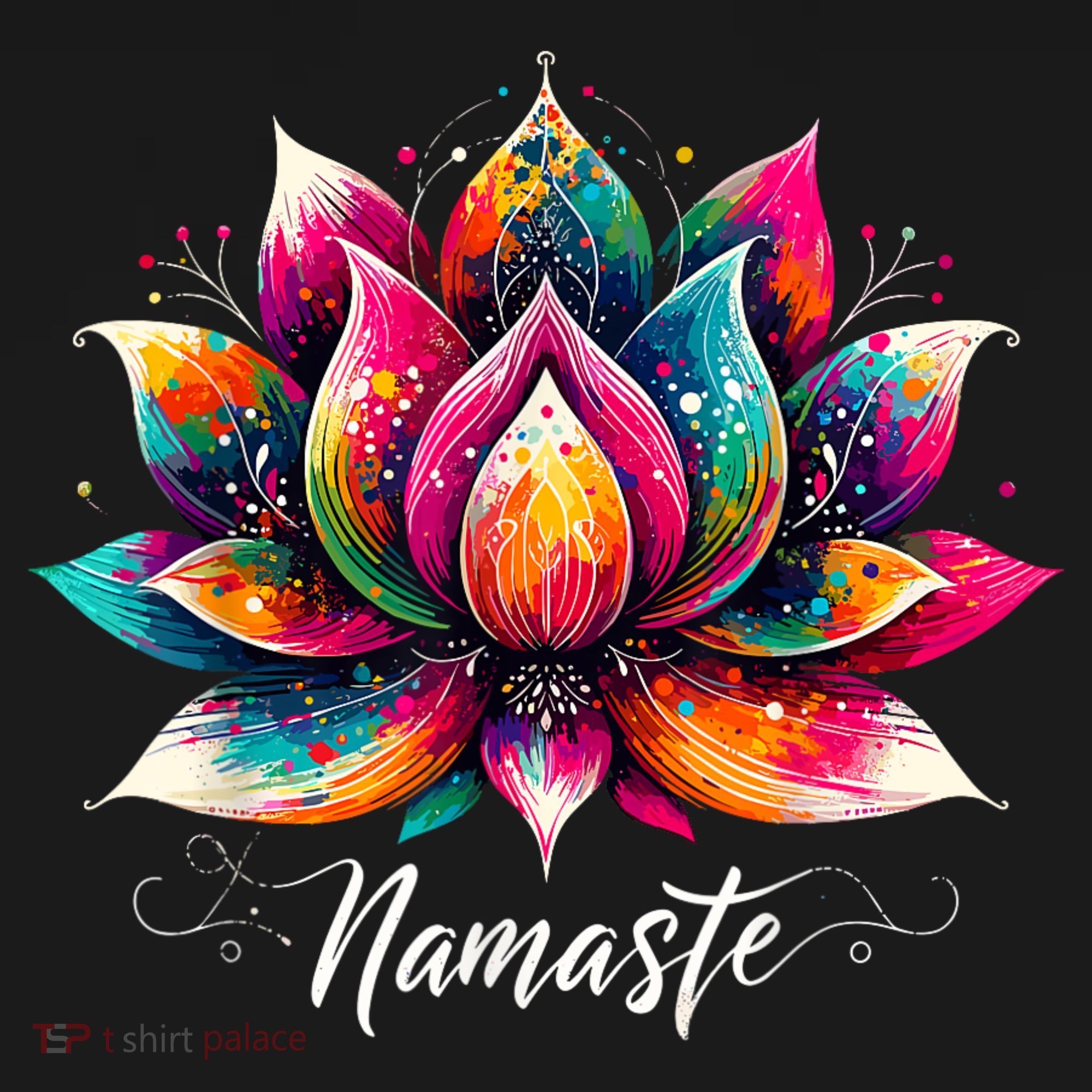 Namaste Yoga Lotus Flower Meditaton Zen Bohemian Women's Tank Top