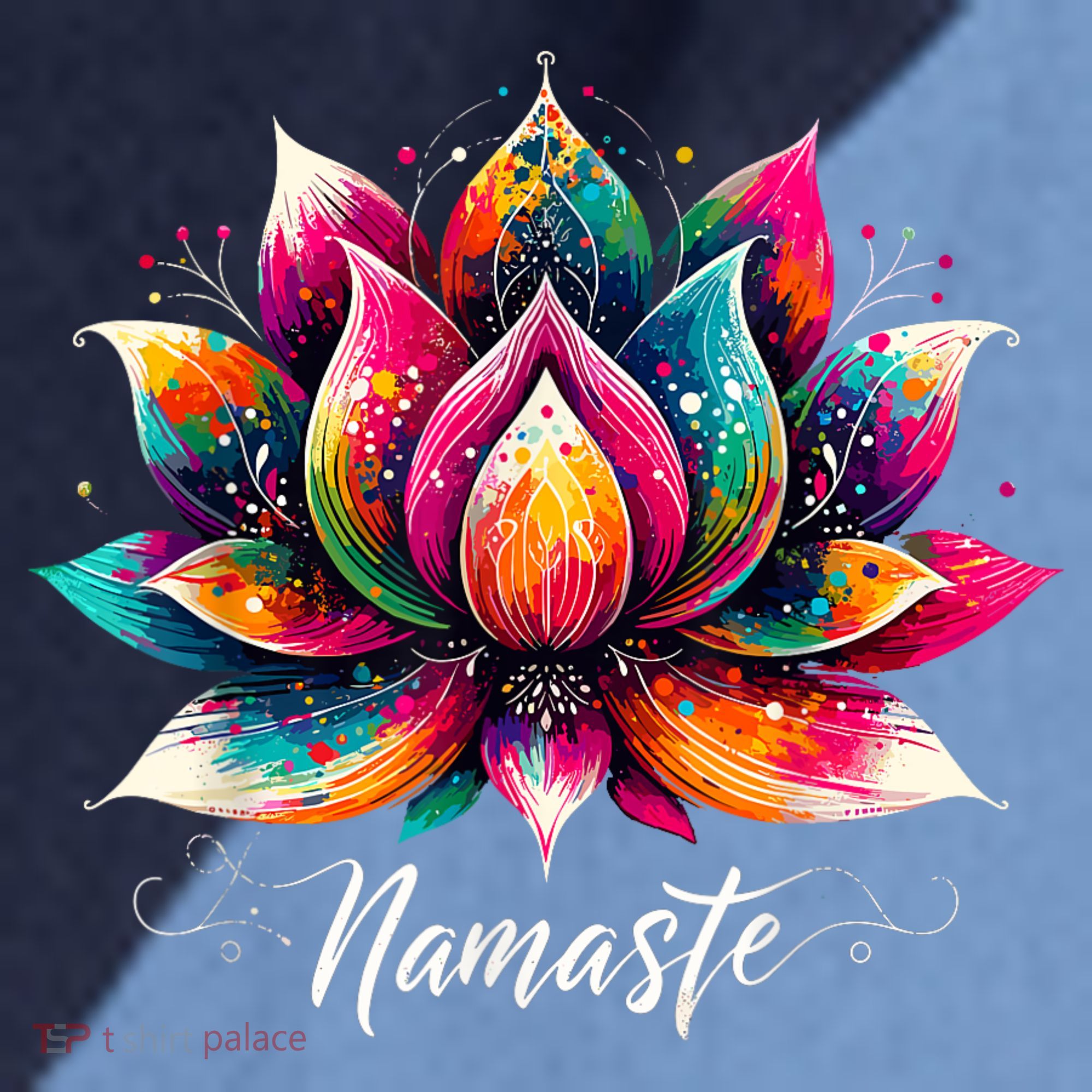Namaste Yoga Lotus Flower Meditaton Zen Bohemian Raglan Baseball Sleeve Shirt