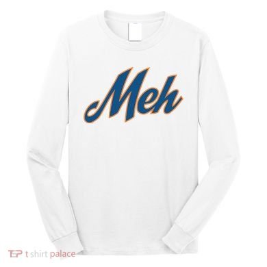 New York Meh Long Sleeve Shirt