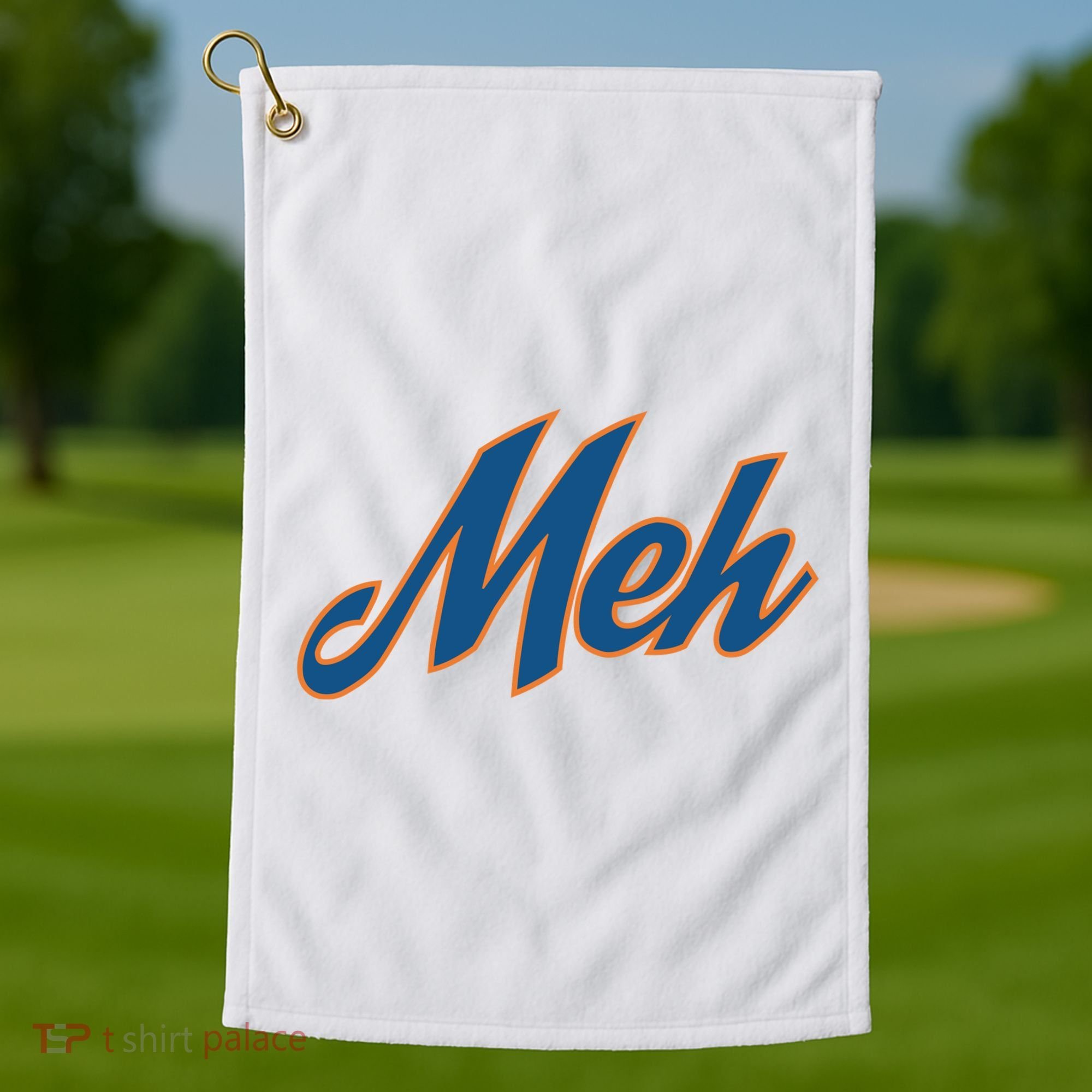 New York Meh Golf Towel