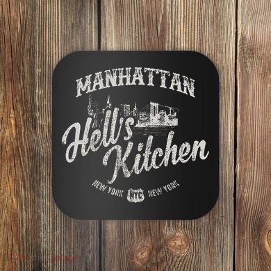 New York Manhattan Hells Kitchen Coaster