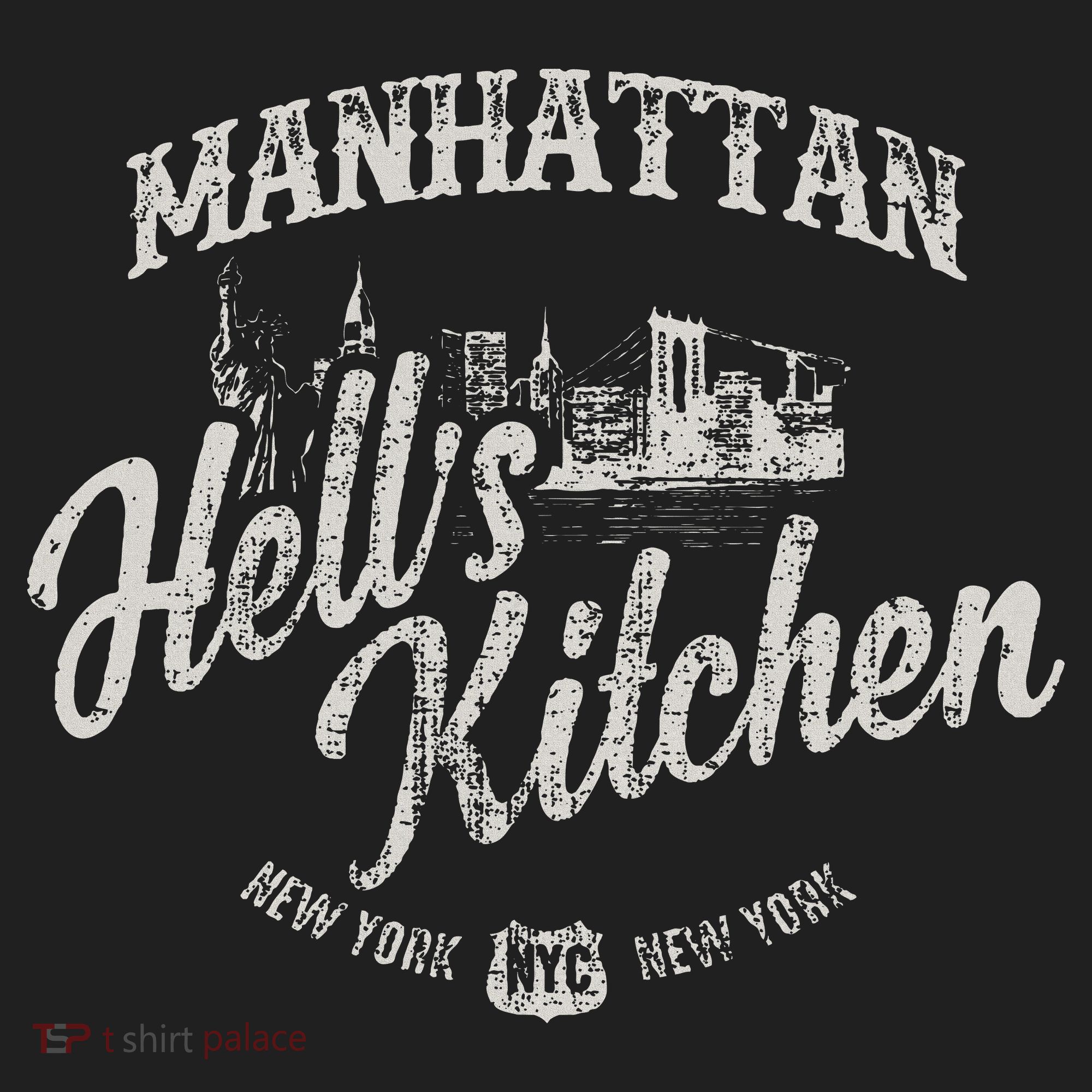 New York Manhattan Hells Kitchen Tumbler