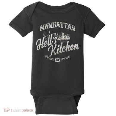 New York Manhattan Hells Kitchen Baby Bodysuit