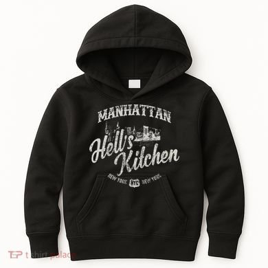 New York Manhattan Hells Kitchen Kids Hoodie