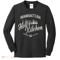 New York Manhattan Hells Kitchen Kids Long Sleeve Shirt thumb 0