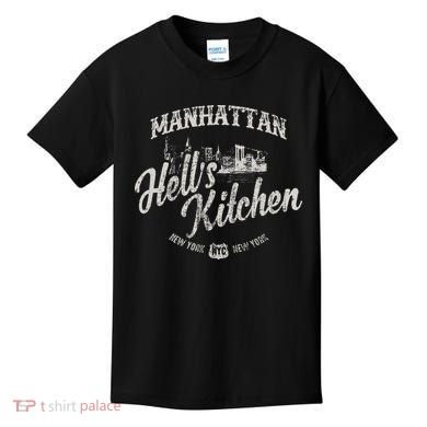 New York Manhattan Hells Kitchen Kids T-Shirt