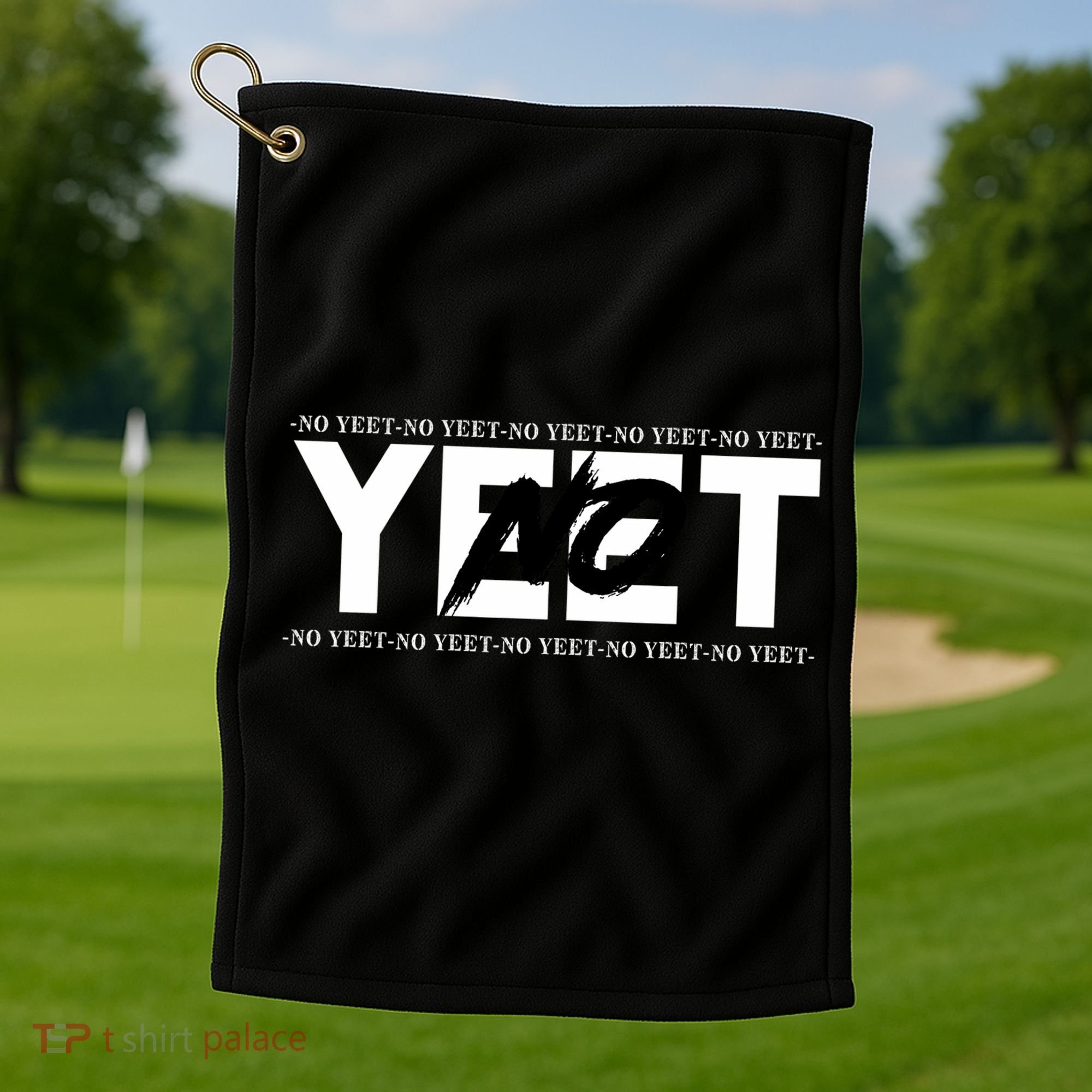 No Yeet Golf Towel