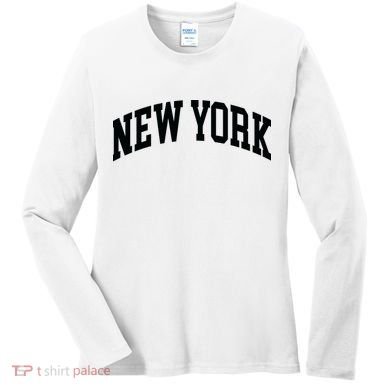 New York Women's Long Sleeve Shirt