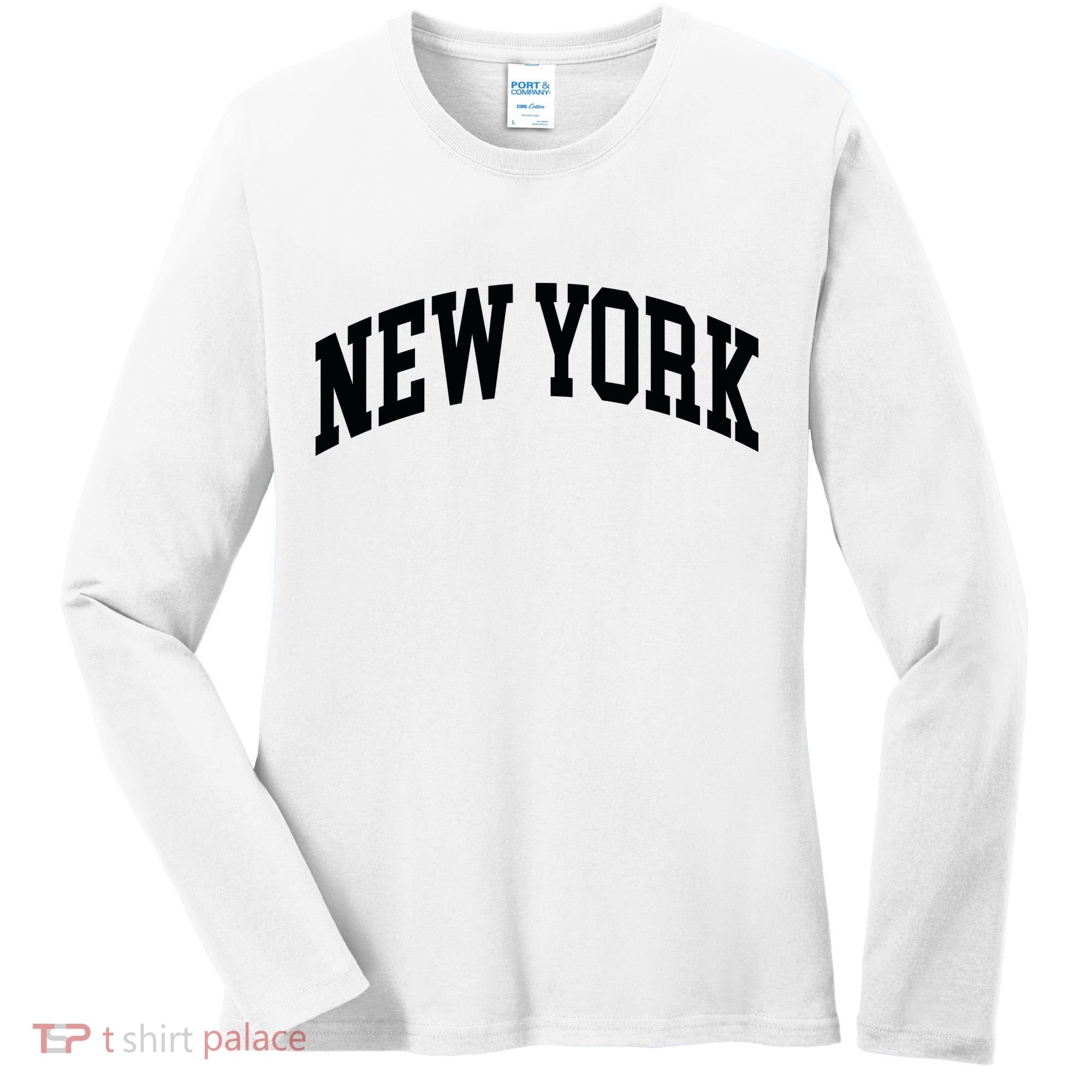 New York Women's Long Sleeve Shirt