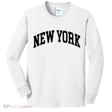 New York Kids Long Sleeve Shirt