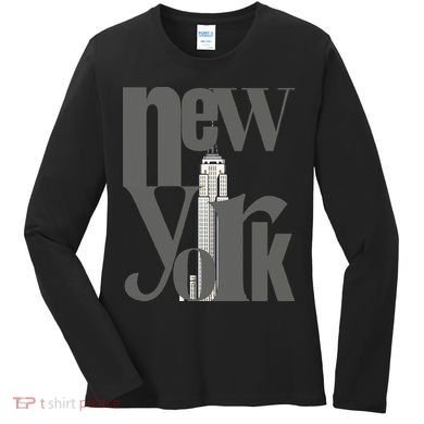 New York Women's Long Sleeve Shirt