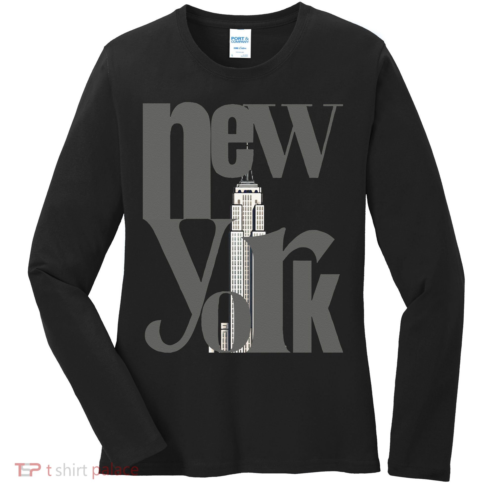 New York Women's Long Sleeve Shirt