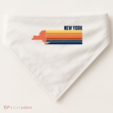 Retro Vintage New York USA-Made Doggie Bandana