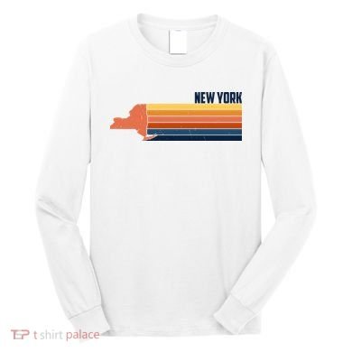 Retro Vintage New York Long Sleeve Shirt