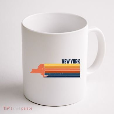 Retro Vintage New York Coffee Mug back