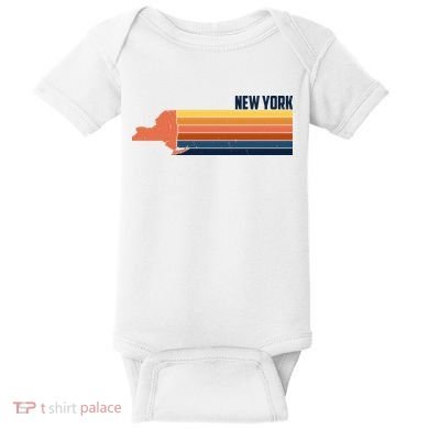 Retro Vintage New York Baby Bodysuit