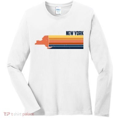 Retro Vintage New York Women's Long Sleeve Shirt