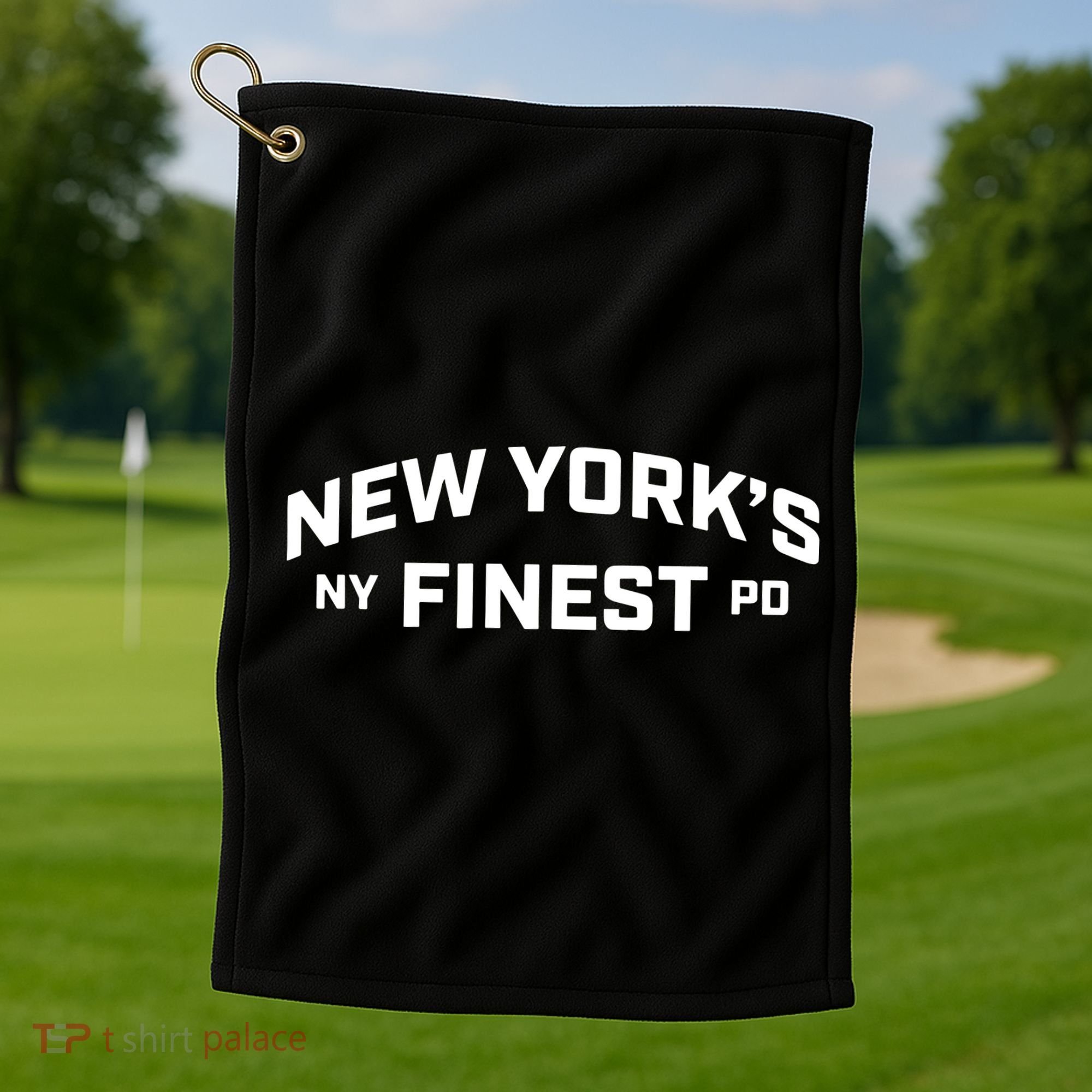 New York’S Ny Finest Golf Towel