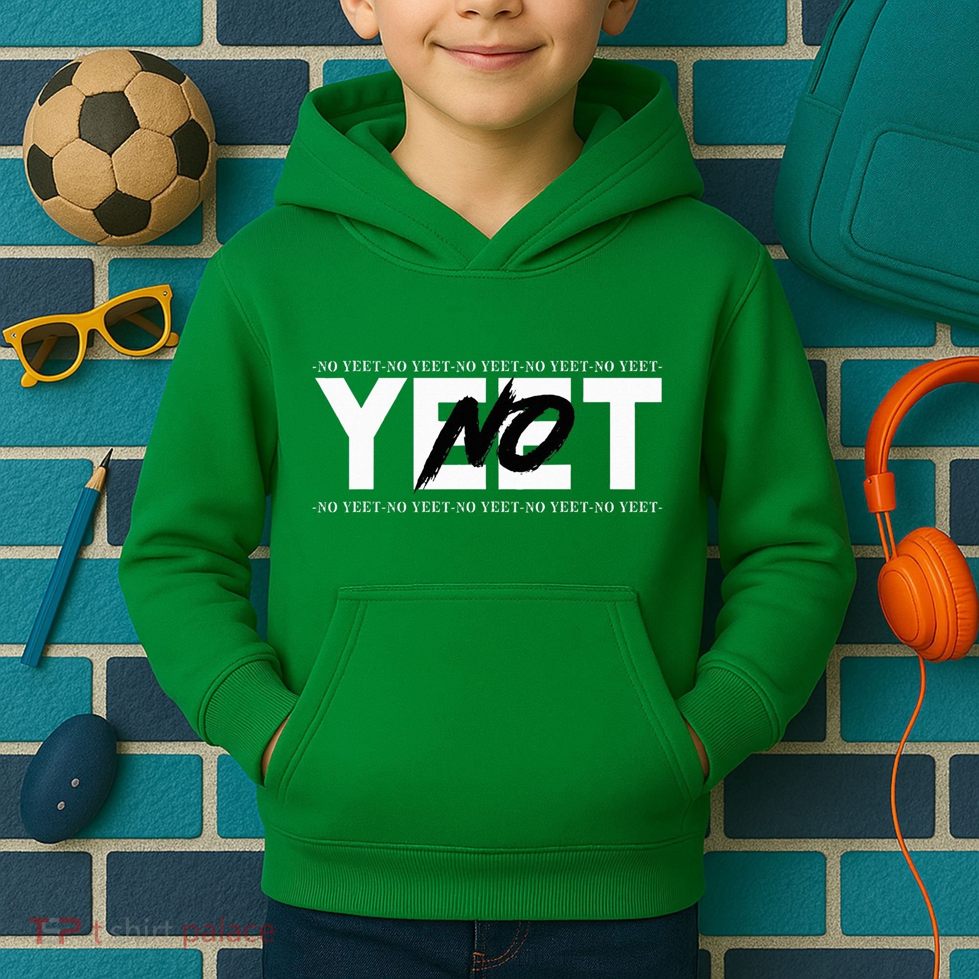 No Yeet Kids Hoodie