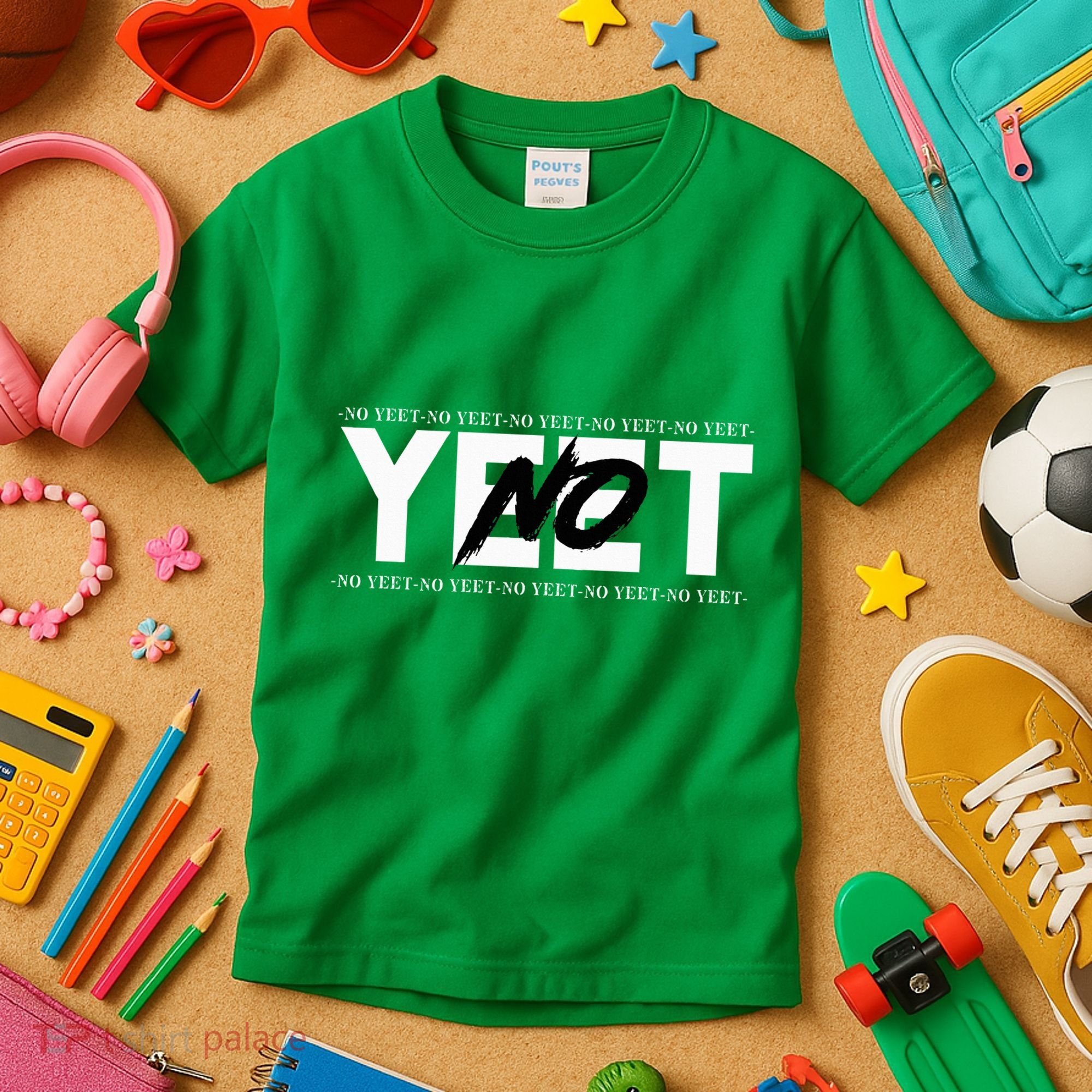 No Yeet Kids T-Shirt