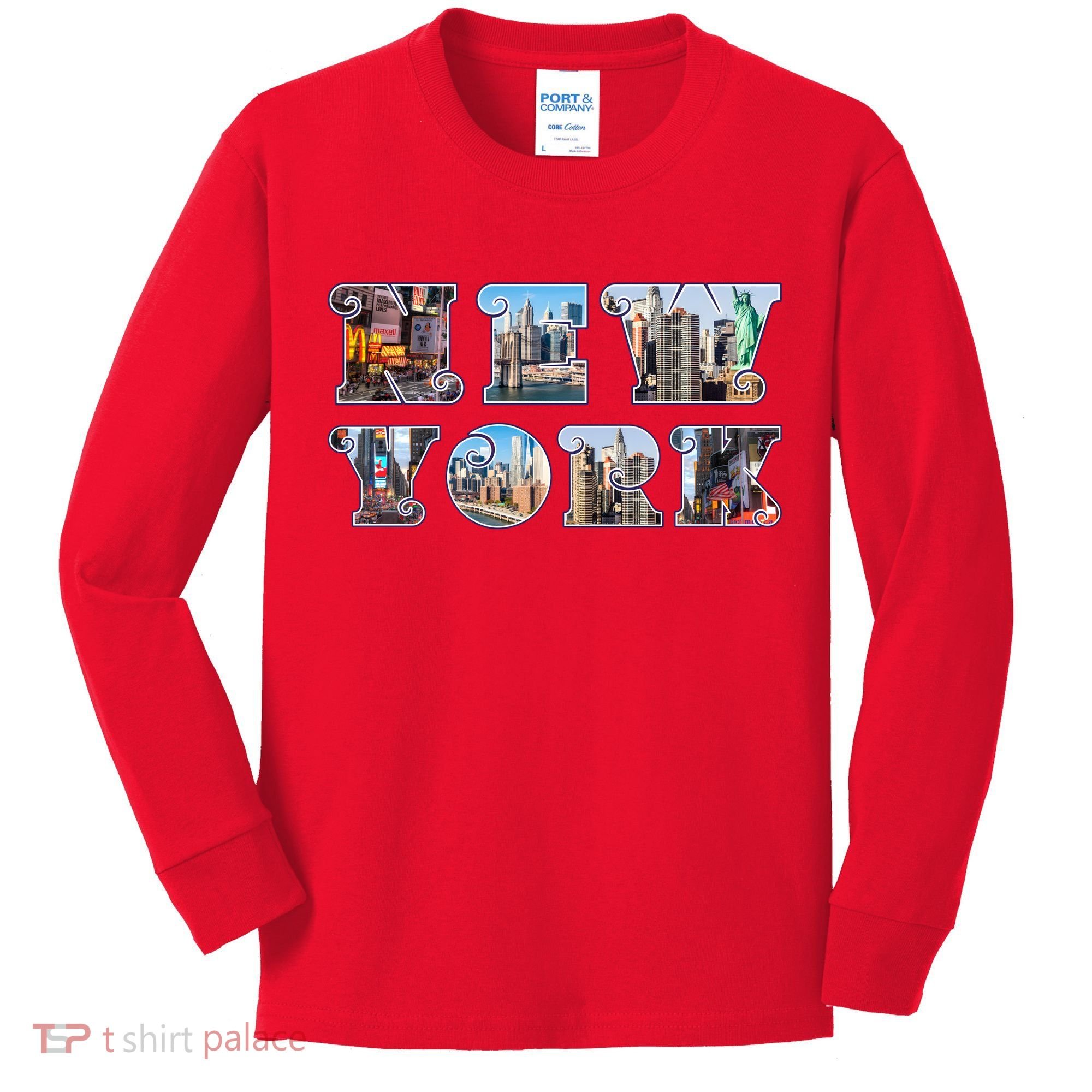 New York Kids Long Sleeve Shirt
