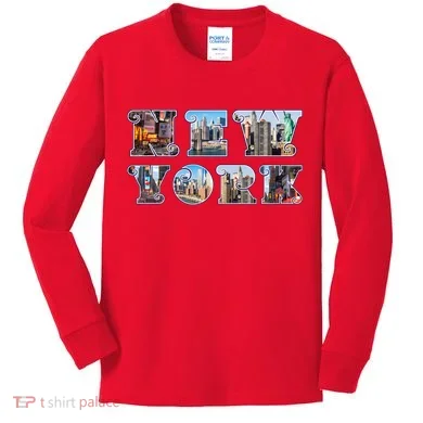 New York Kids Long Sleeve Shirt