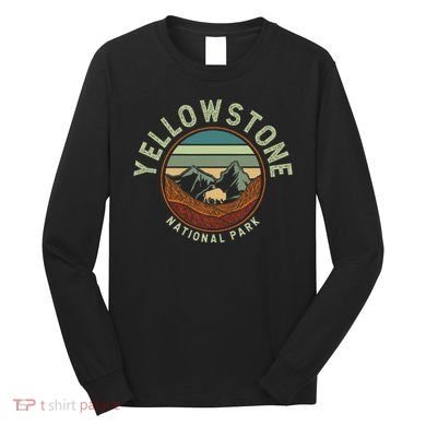 Nature Yellowstone National Park Long Sleeve Shirt