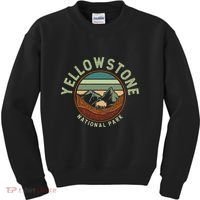 Nature Yellowstone National Park Kids Sweatshirt thumb 0