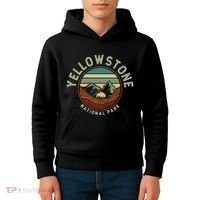 Nature Yellowstone National Park Kids Hoodie thumb 4