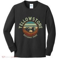 Nature Yellowstone National Park Kids Long Sleeve Shirt thumb 0